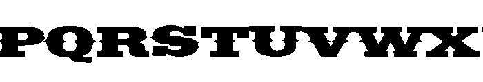 West Wanted Font UPPERCASE