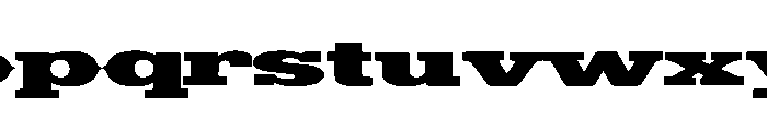West Wanted Font LOWERCASE