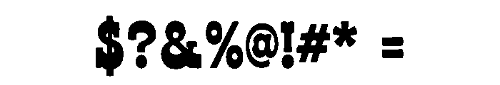 Westbound Font OTHER CHARS