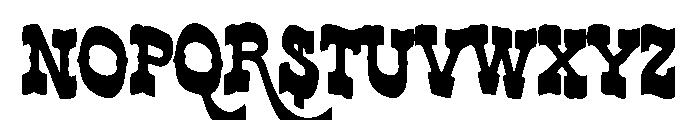 Westbound Font UPPERCASE