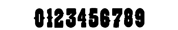 Western Black Regular Font OTHER CHARS
