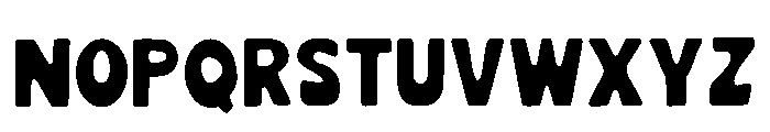 Western Block Regular Font LOWERCASE