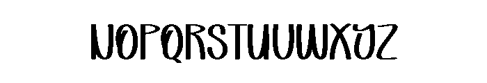 Western Children Font LOWERCASE