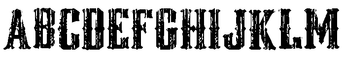 Western Distressed FONT