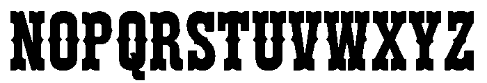 Western Force Font UPPERCASE
