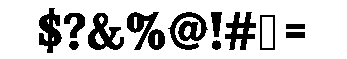 Western Forge Font OTHER CHARS