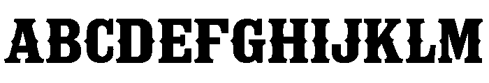 Western Forge Font UPPERCASE