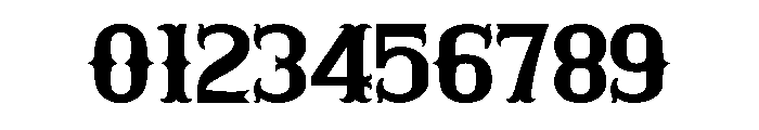 Western Goldrush Regular Font OTHER CHARS