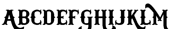Western Goldrush Regular Font UPPERCASE