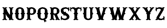 Western Goldrush Regular Font LOWERCASE