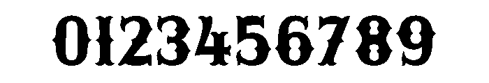 Western Goldrush Font OTHER CHARS