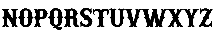 Western Goldrush Font UPPERCASE