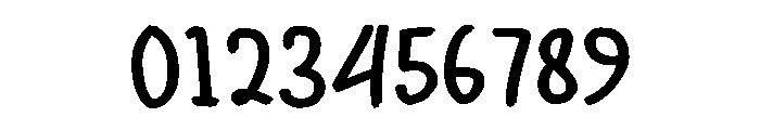 Western Handwriting Regular Font OTHER CHARS
