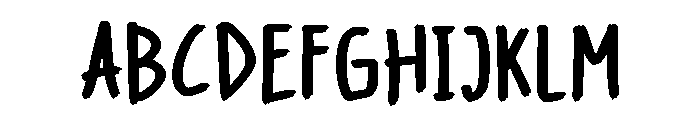 Western Handwriting Regular Font UPPERCASE