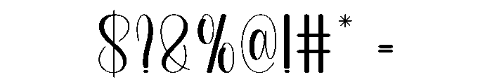 Western Holiday Font OTHER CHARS