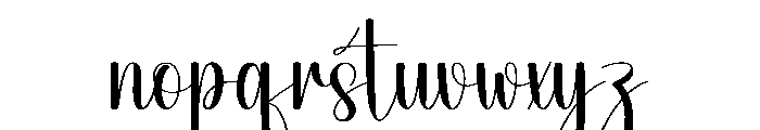 Western Holiday Font LOWERCASE