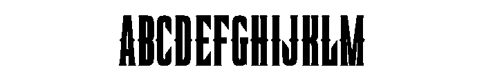 Western Horses Regular Font UPPERCASE
