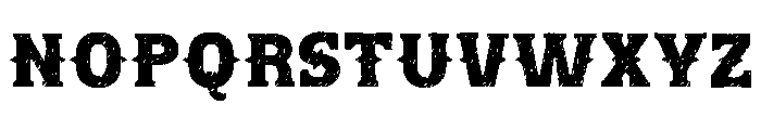 Western Jungle Regular Font UPPERCASE