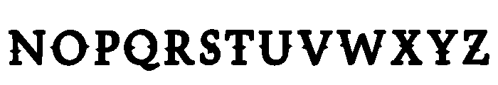 Western Junior Regular Font LOWERCASE