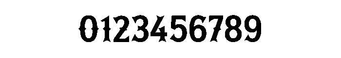 Western Metal Font OTHER CHARS