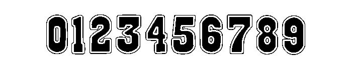 Western Outline Regular Font OTHER CHARS