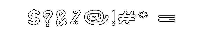 Western Patriotic Font OTHER CHARS