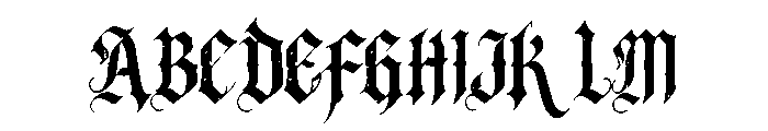 Western Ridge Font UPPERCASE