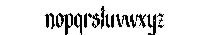 Western Ridge Font LOWERCASE