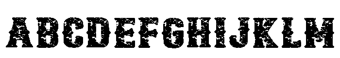 Western Rough Regular FONT