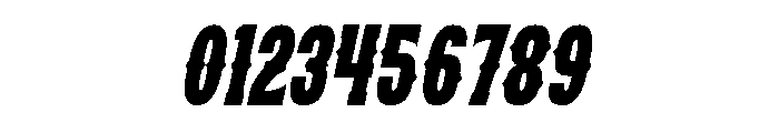Western Saturday Italic Font OTHER CHARS
