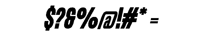 Western Saturday Italic Font OTHER CHARS
