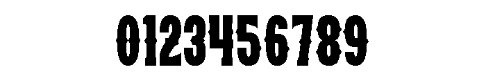 Western Saturday Regular Font OTHER CHARS