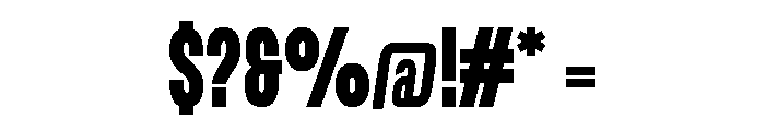 Western Saturday Regular Font OTHER CHARS
