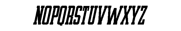 Western Sporty Italic Font LOWERCASE