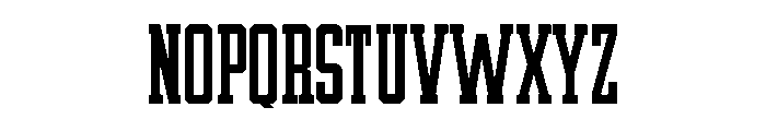 Western Sporty Regular Font LOWERCASE