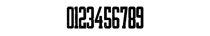 Western Sporty Texture Font OTHER CHARS