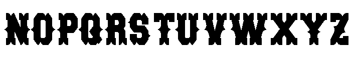 Western T Font UPPERCASE