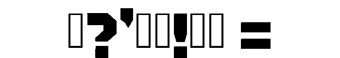 Western Trails Regular Font OTHER CHARS