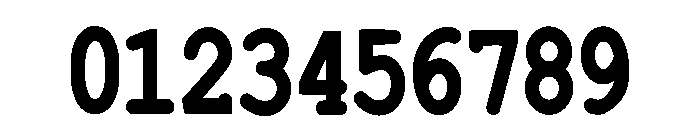 Western Typewriter Regular Font OTHER CHARS