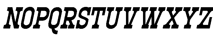 Western Vintage Italic Font LOWERCASE