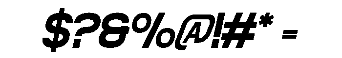 Western Whiskey Italic Font OTHER CHARS