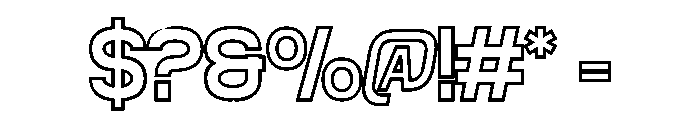 Western Whiskey Outliner Font OTHER CHARS