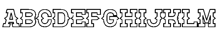 Western Whiskey Outliner FONT