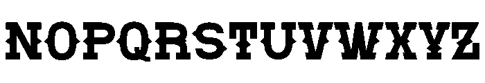 Western Whiskey Regular Font LOWERCASE