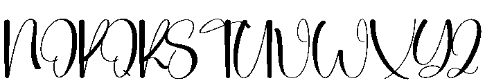 Westing Font UPPERCASE