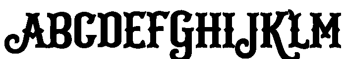 Westmar Font UPPERCASE