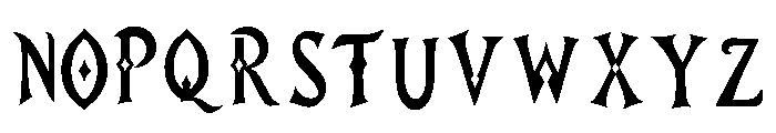 Westmere Font UPPERCASE