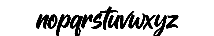 Westoria Regular Font LOWERCASE
