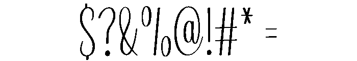Westoria Font OTHER CHARS