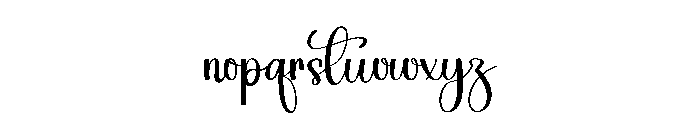 Westoria Font LOWERCASE